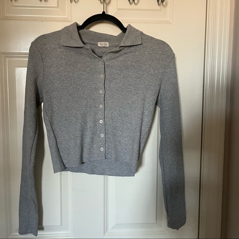 Brandy Melville Button Up Top